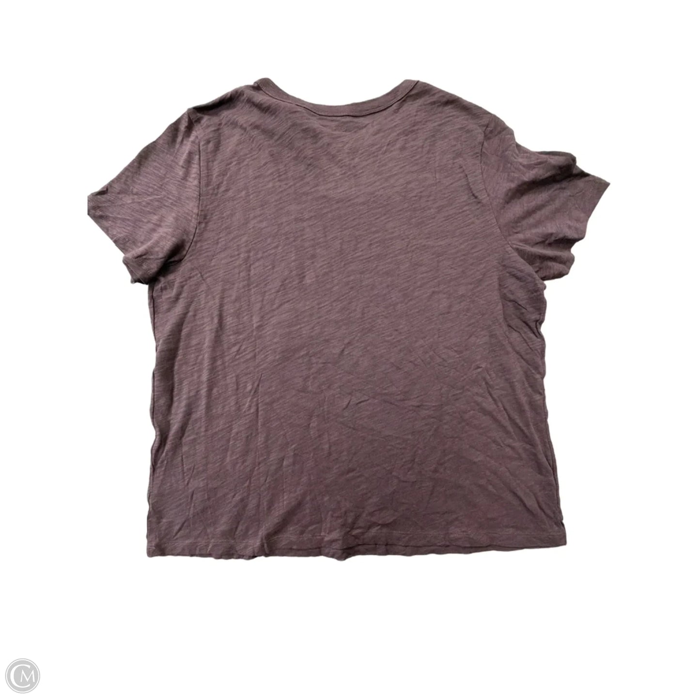 Top Short Sleeve Basic By Old Navy In Purple, Size: L