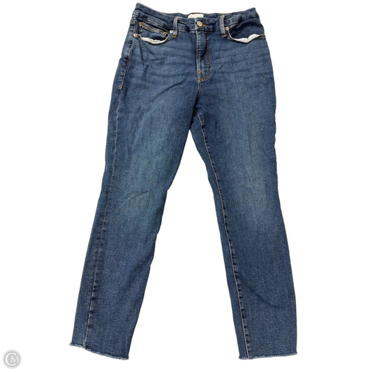 Jeans Skinny By Good American In Blue Denim, Size: 10