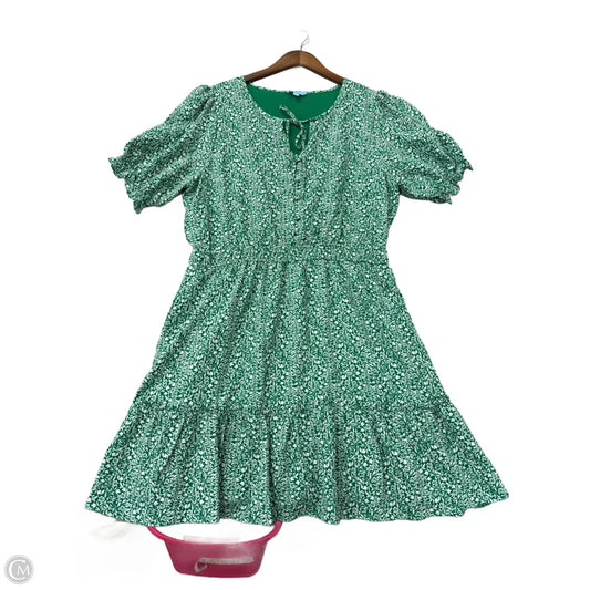 Dress Casual Midi By Draper James Rsvp In Green, Size: Xl