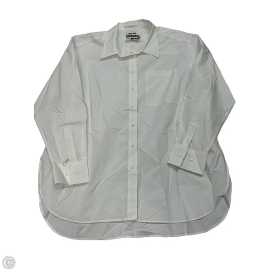 Top Long Sleeve By Lands End In White, Size: L