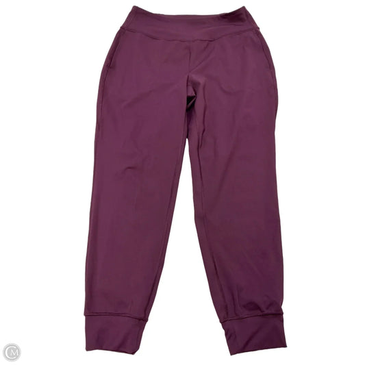 Athletic Pants By Tek Gear In Purple, Size: L