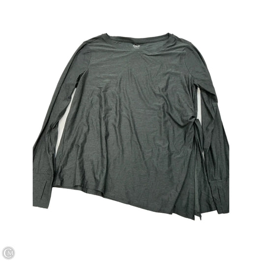 Athletic Top Long Sleeve Crewneck By Old Navy In Grey, Size: L
