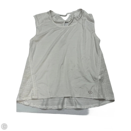 Athletic Tank Top By Calia In White, Size: L