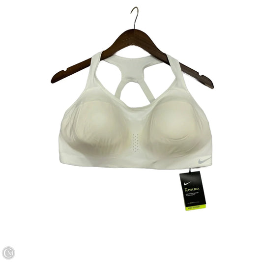 Athletic Bra By Nike Apparel In White, Size: Xl