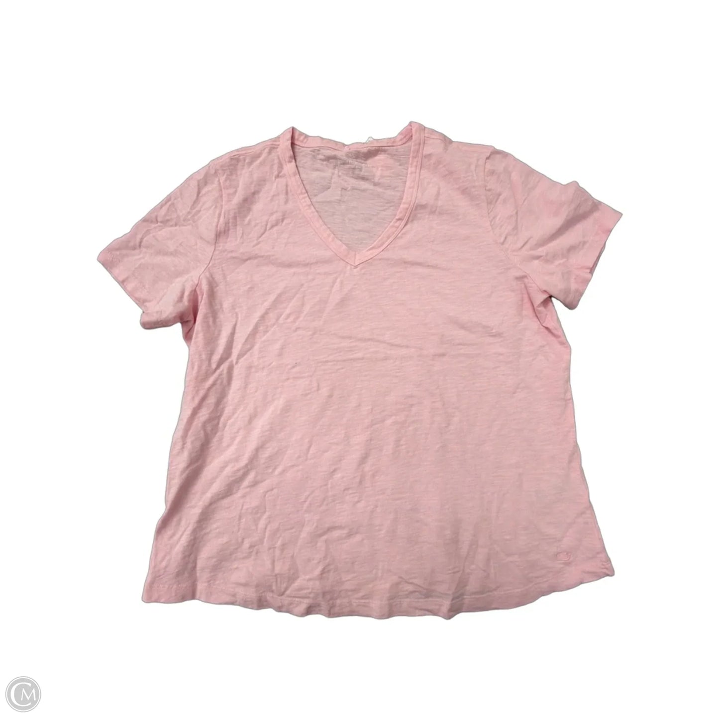 Top Short Sleeve Basic By Vineyard Vines In Pink, Size: L