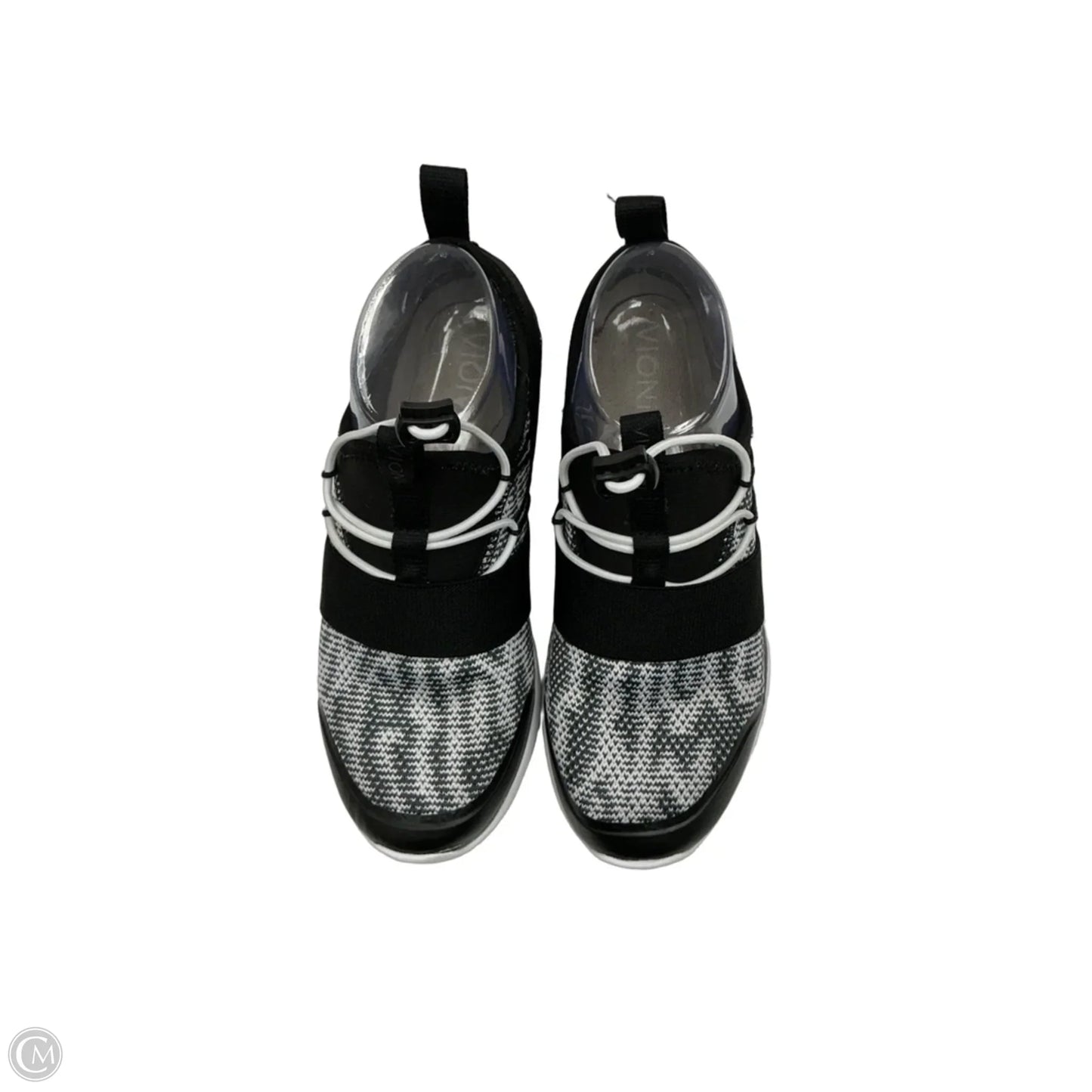 Shoes Athletic By Vionic In Black & White, Size: 6