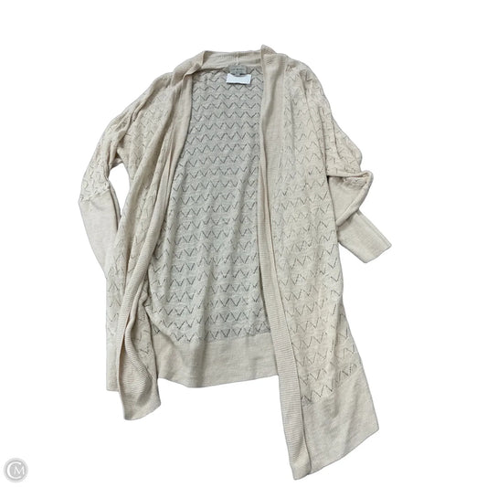 Cardigan By Lucky Brand In Tan, Size: S