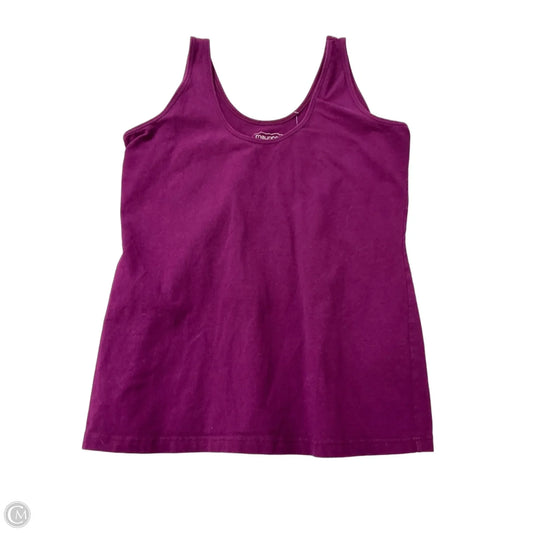 Tank Top By Maurices In Purple, Size: 1x