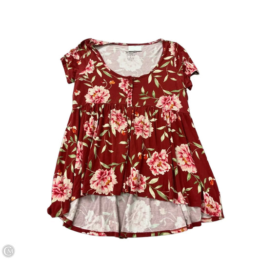 Top Short Sleeve By Torrid In Floral Print, Size: 1x