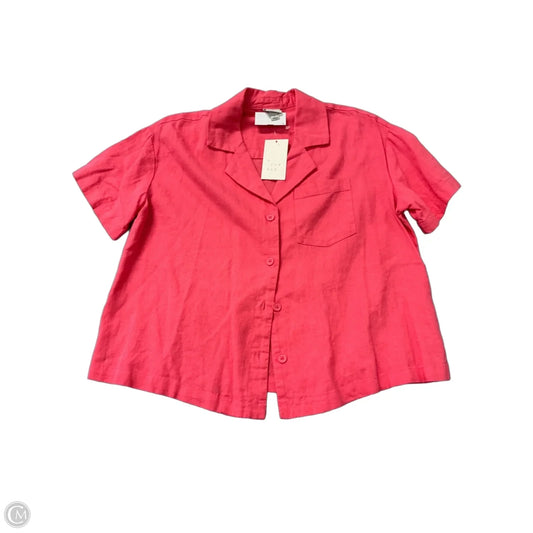 Top Short Sleeve By A New Day In Pink, Size: S