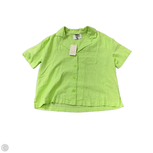 Top Short Sleeve By A New Day In Green, Size: Xs