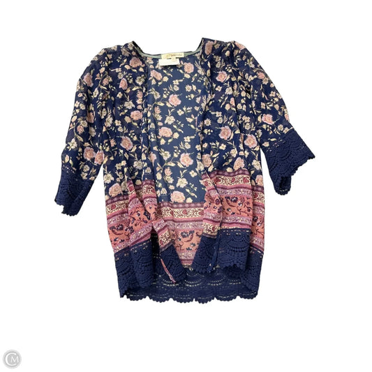 Kimono By Rewind In Floral Print, Size: Xs