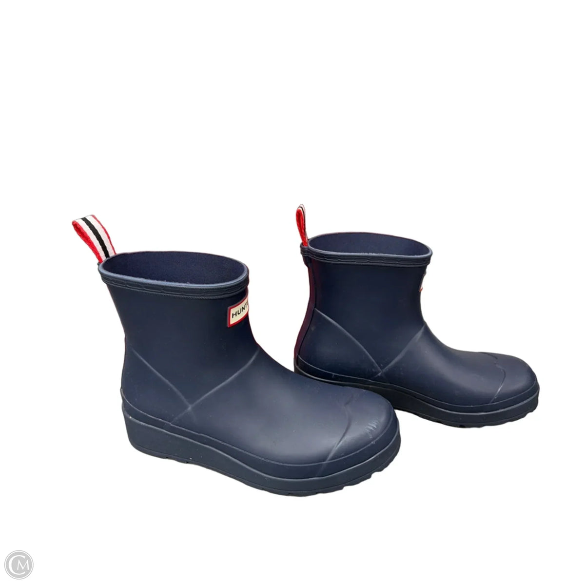 Boots Rain By Hunter In Navy, Size: 8