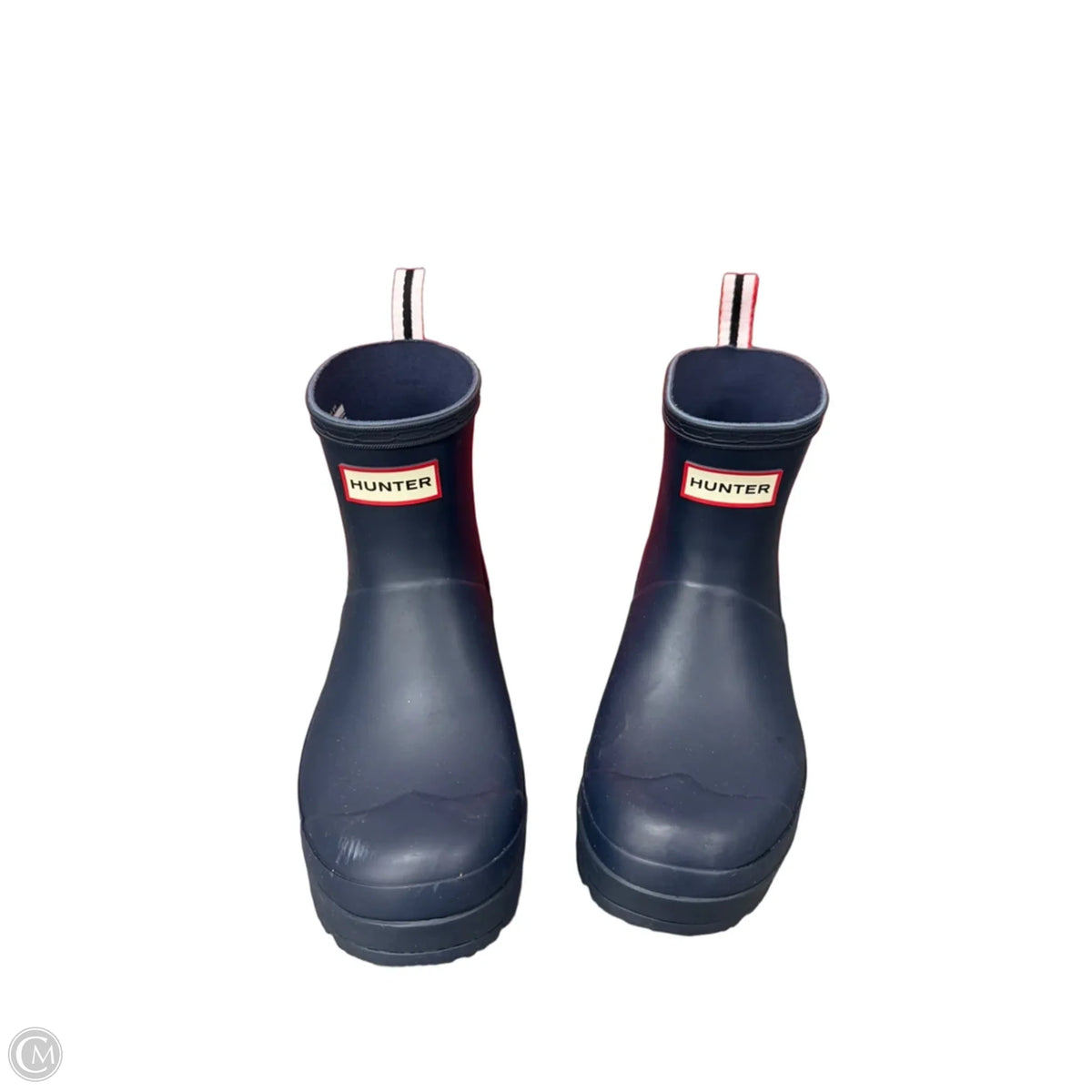 Boots Rain By Hunter In Navy, Size: 8