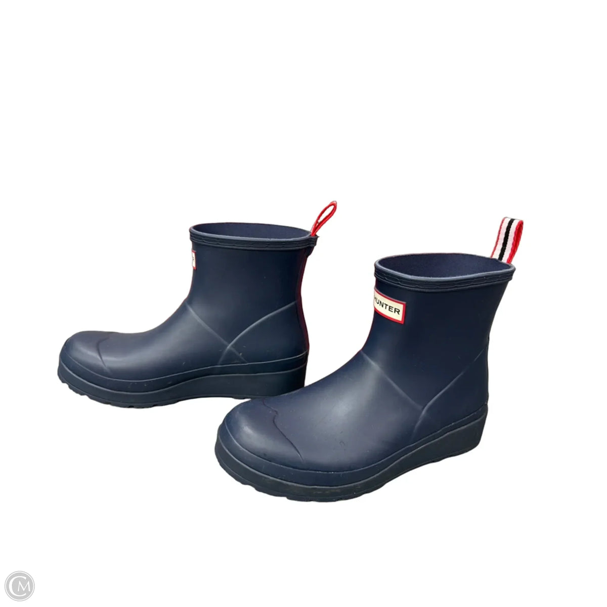 Boots Rain By Hunter In Navy, Size: 8