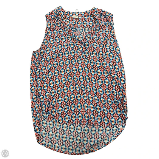 Top Sleeveless By Pixley In Multi-colored, Size: M