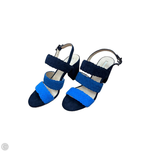 Sandals Heels Block By Antonio Melani In Blue, Size: 7.5