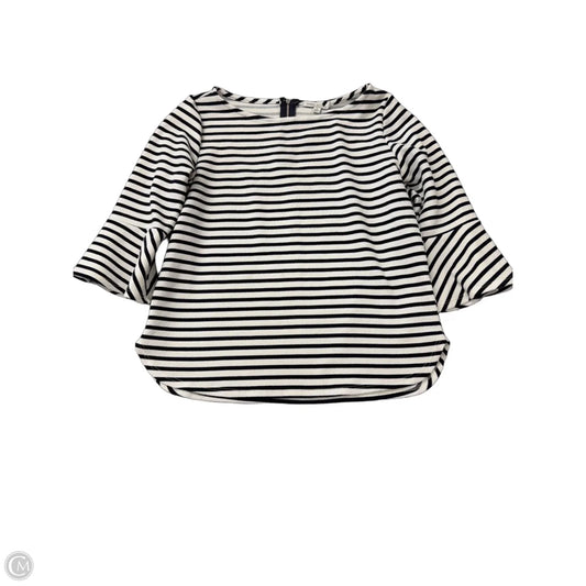 Top Long Sleeve By Green Envelope In Striped Pattern, Size: M