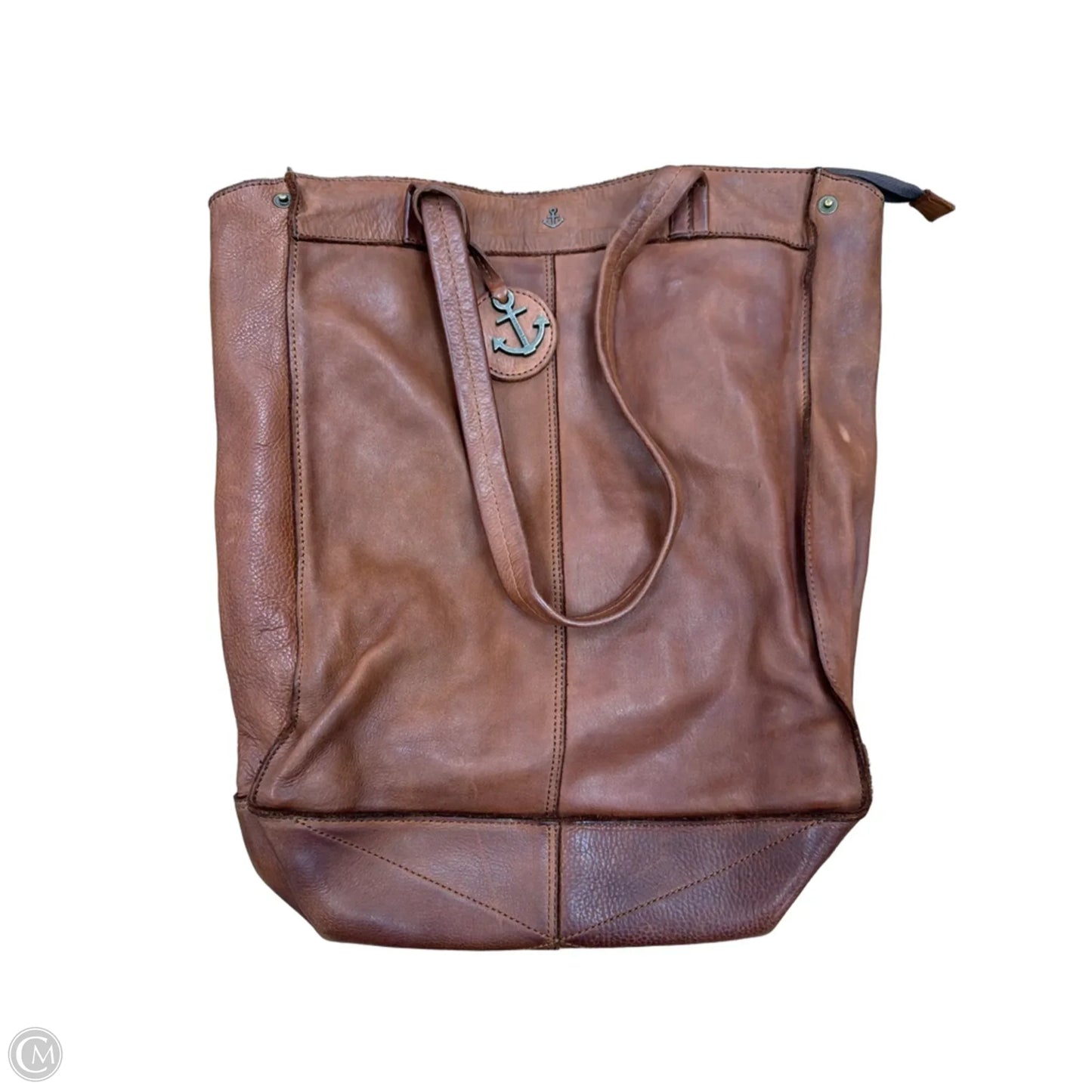 Handbag Leather By Clothes Mentor, Size: Large