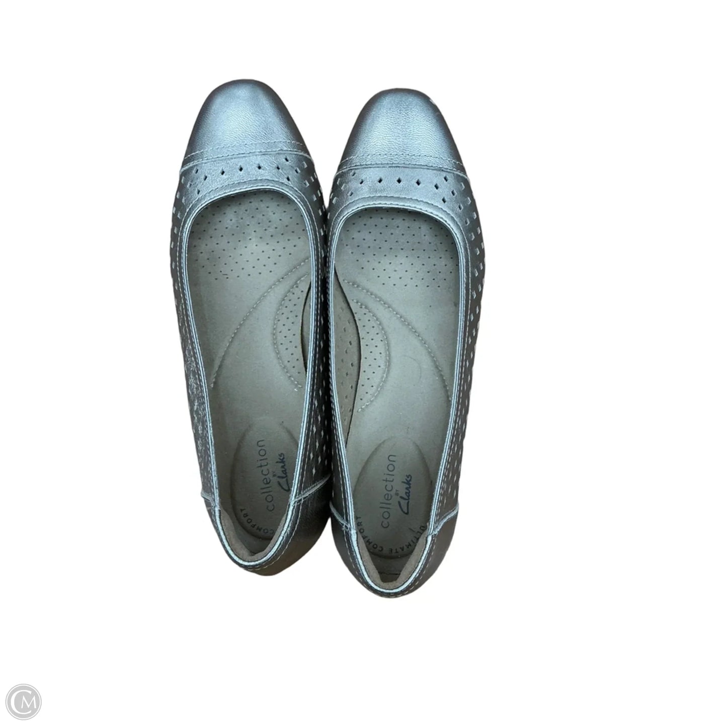 Shoes Flats By Clarks In Gold, Size: 7.5