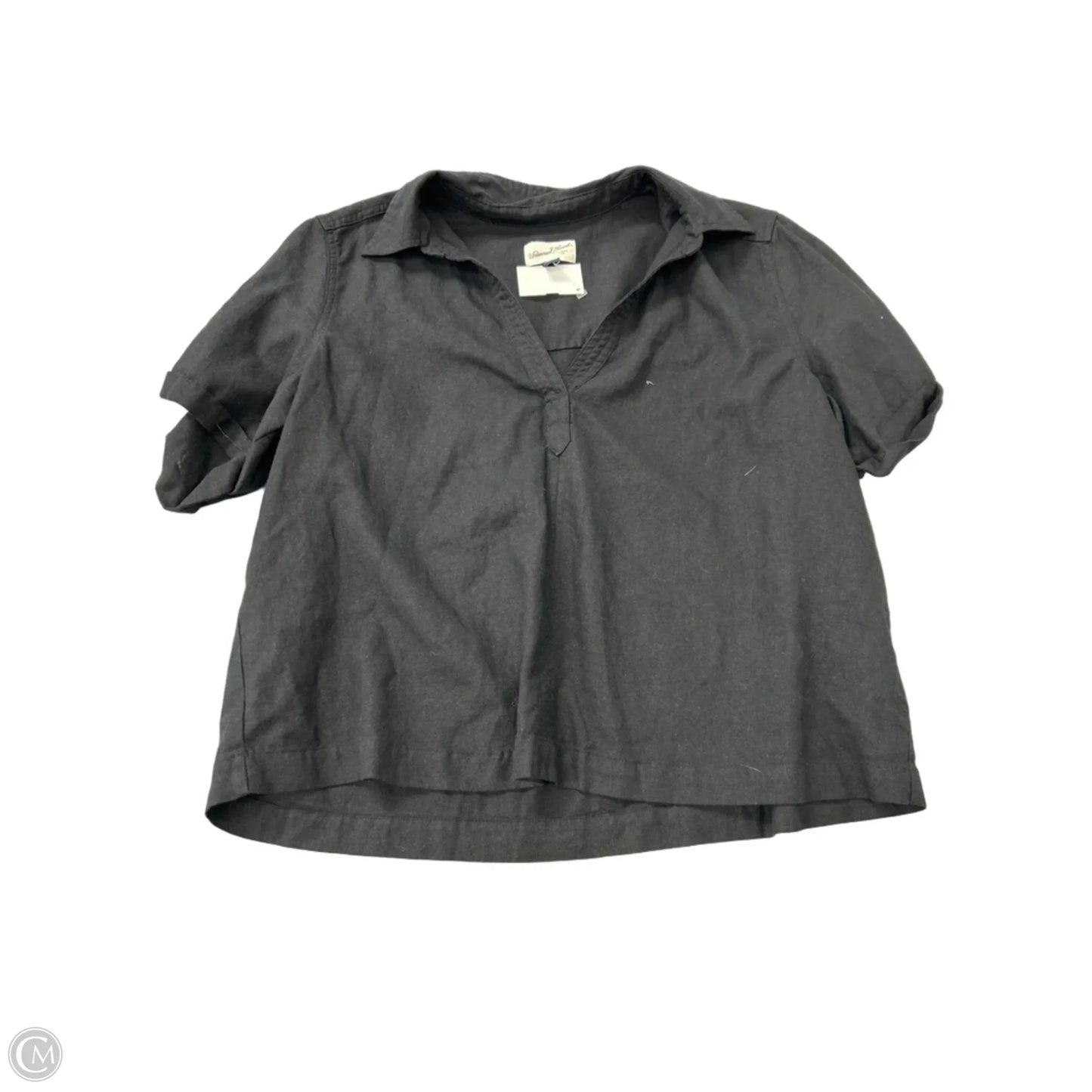 Top Short Sleeve By Universal Thread In Black, Size: L