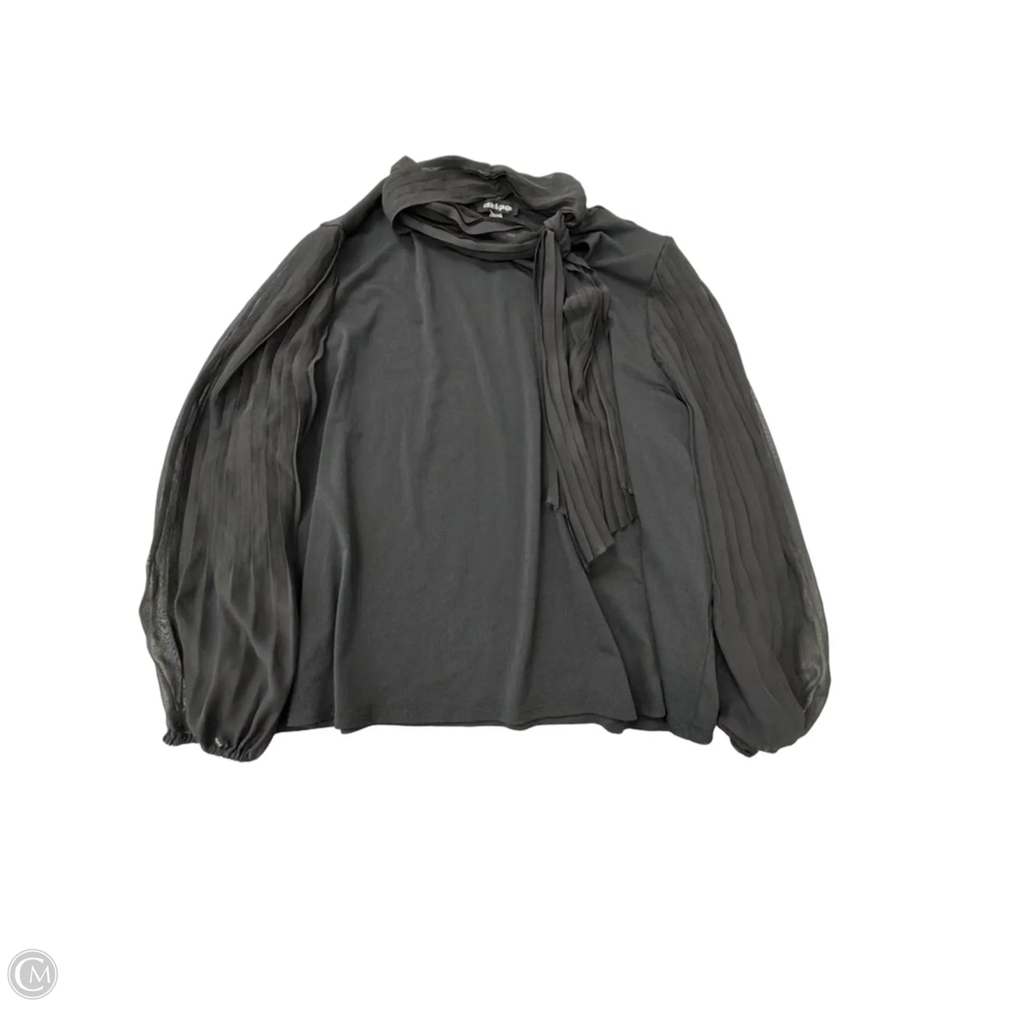 Top Long Sleeve By Cable And Gauge In Black, Size: 2x