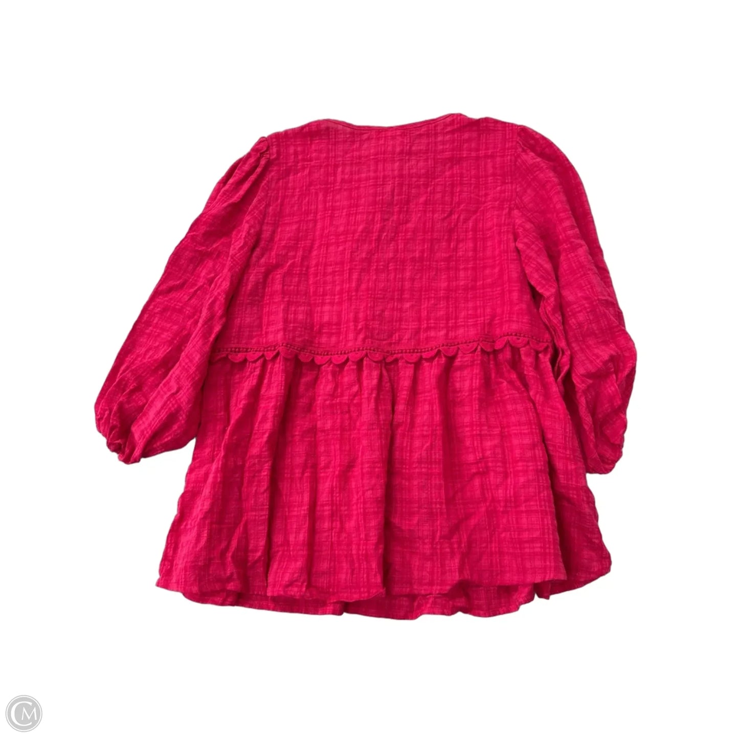 Top Long Sleeve By Max Studio In Pink, Size: M