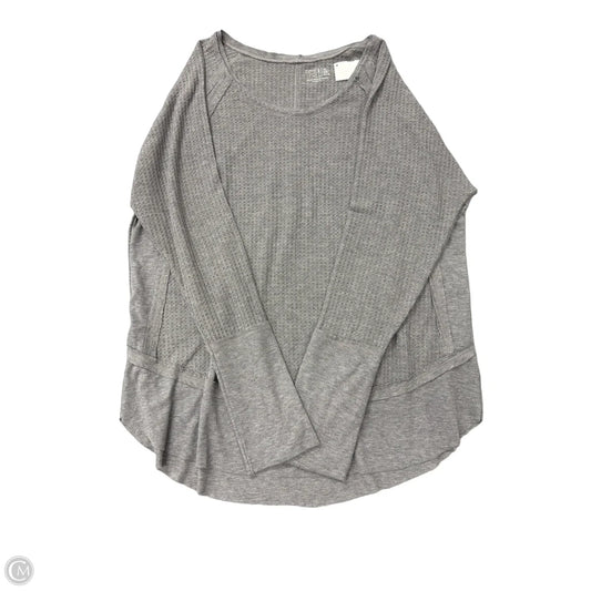 Top Long Sleeve By Time And Tru In Grey, Size: Xl