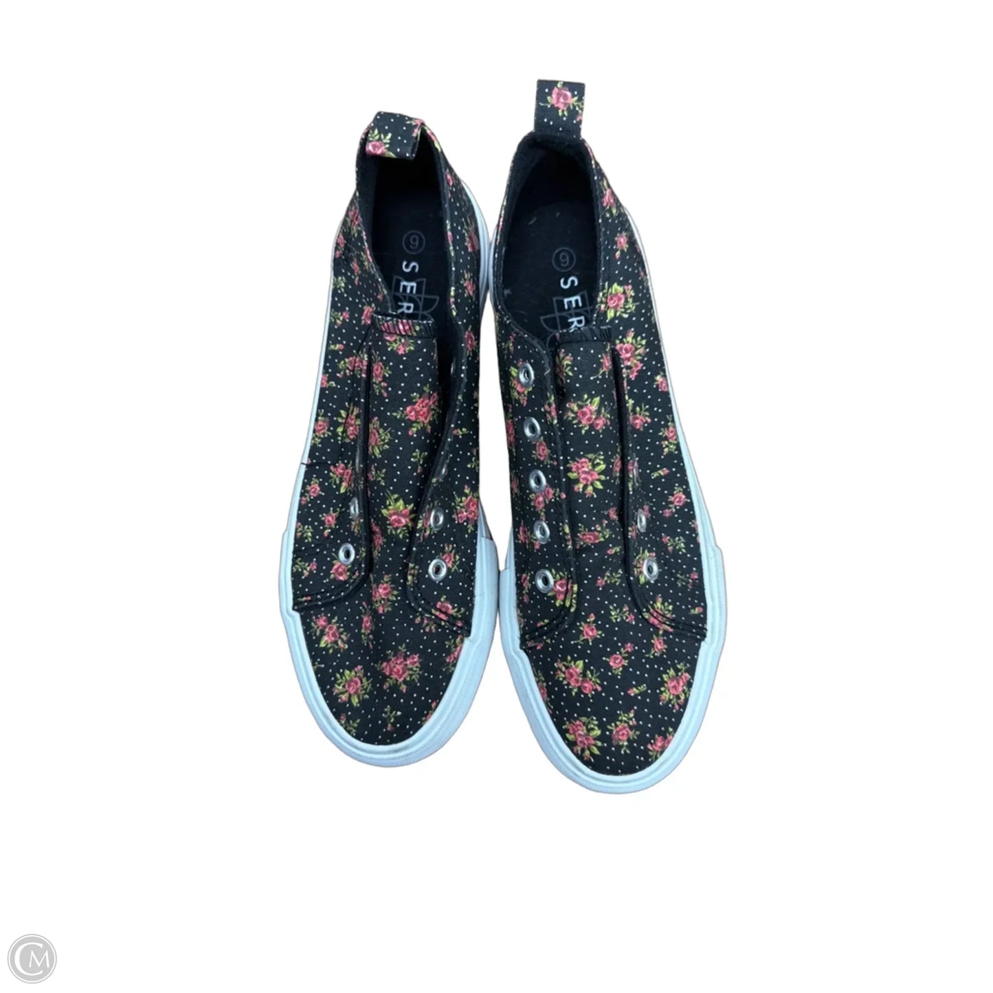 Shoes Sneakers By Serra In Floral Print, Size: 9