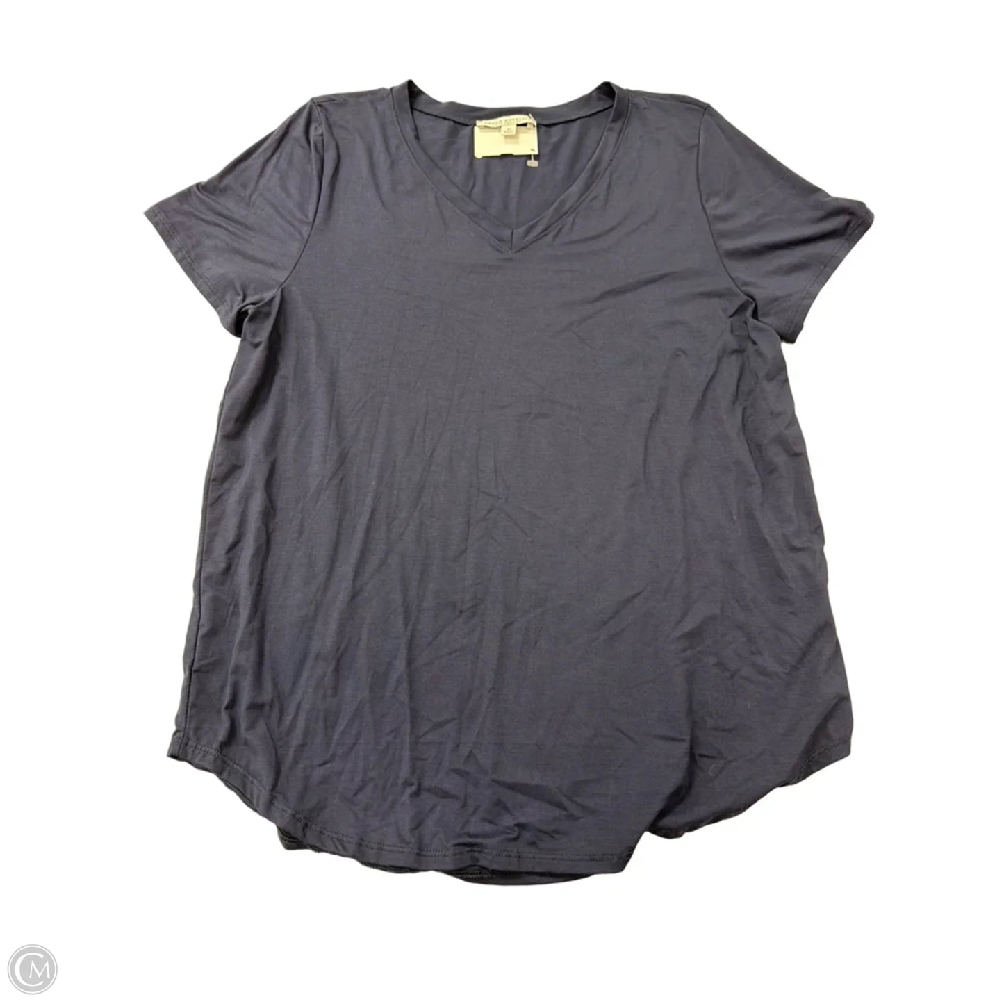Top Short Sleeve Basic By Green Envelope In Blue, Size: Xl