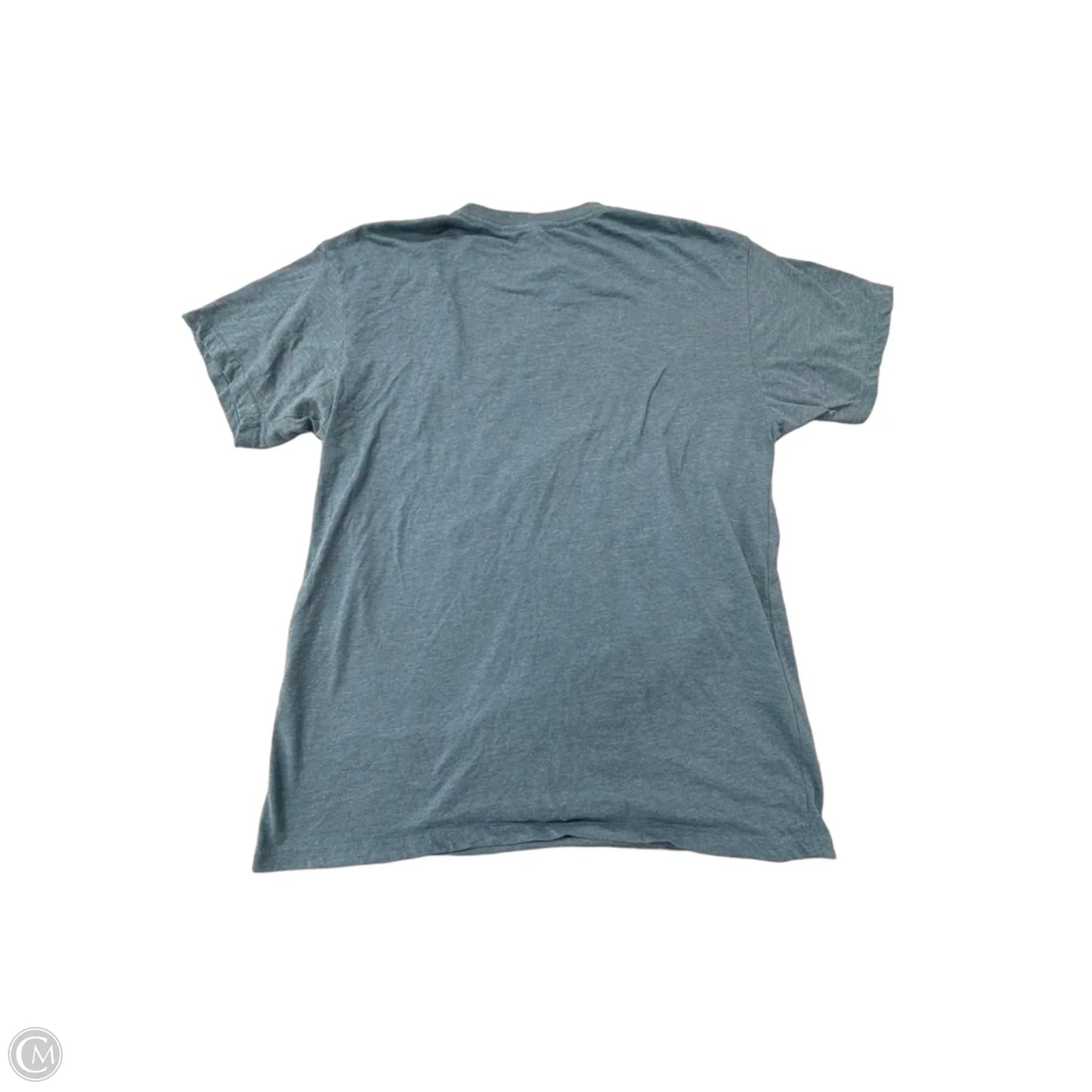 Top Short Sleeve By Love In Faith In Blue, Size: L
