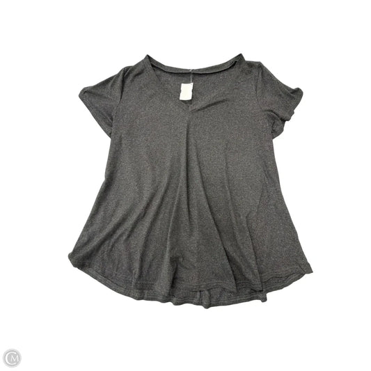 Top Short Sleeve Basic By Shein In Black, Size: Xl