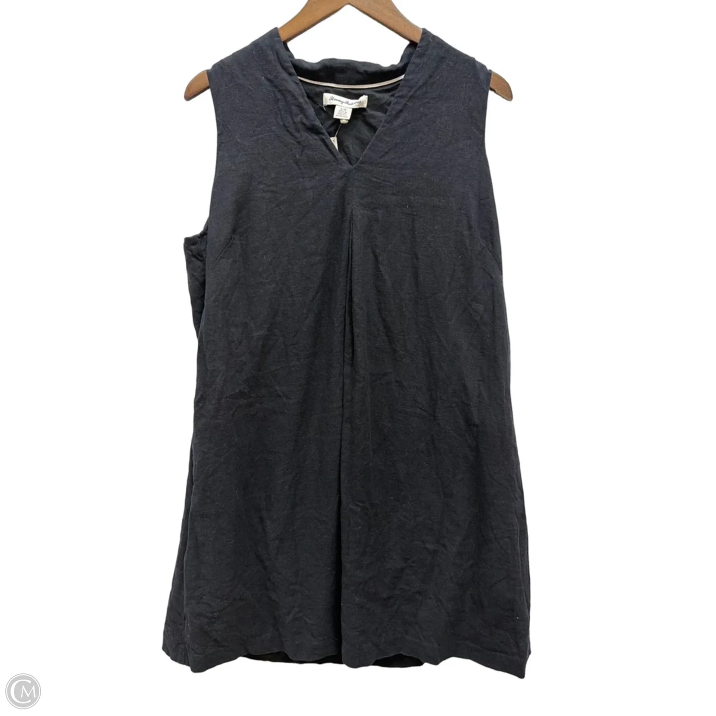 Dress Casual Midi By Tommy Bahama In Black, Size: L