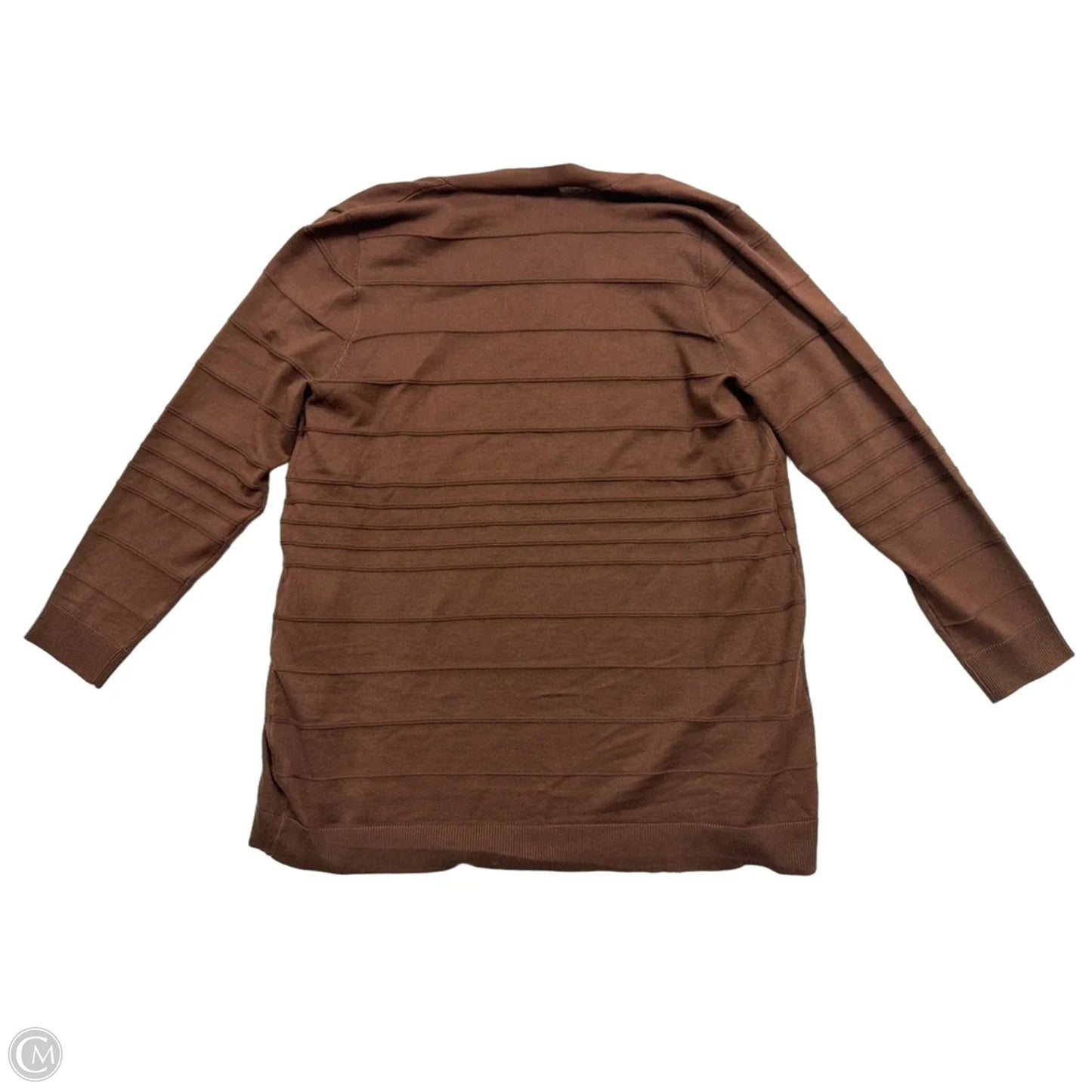 Cardigan By Melissa Paige In Brown, Size: Xl