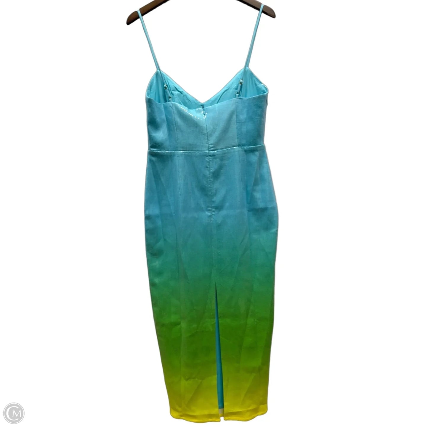 Dress Party Long By Runaway In Blue & Green, Size: L