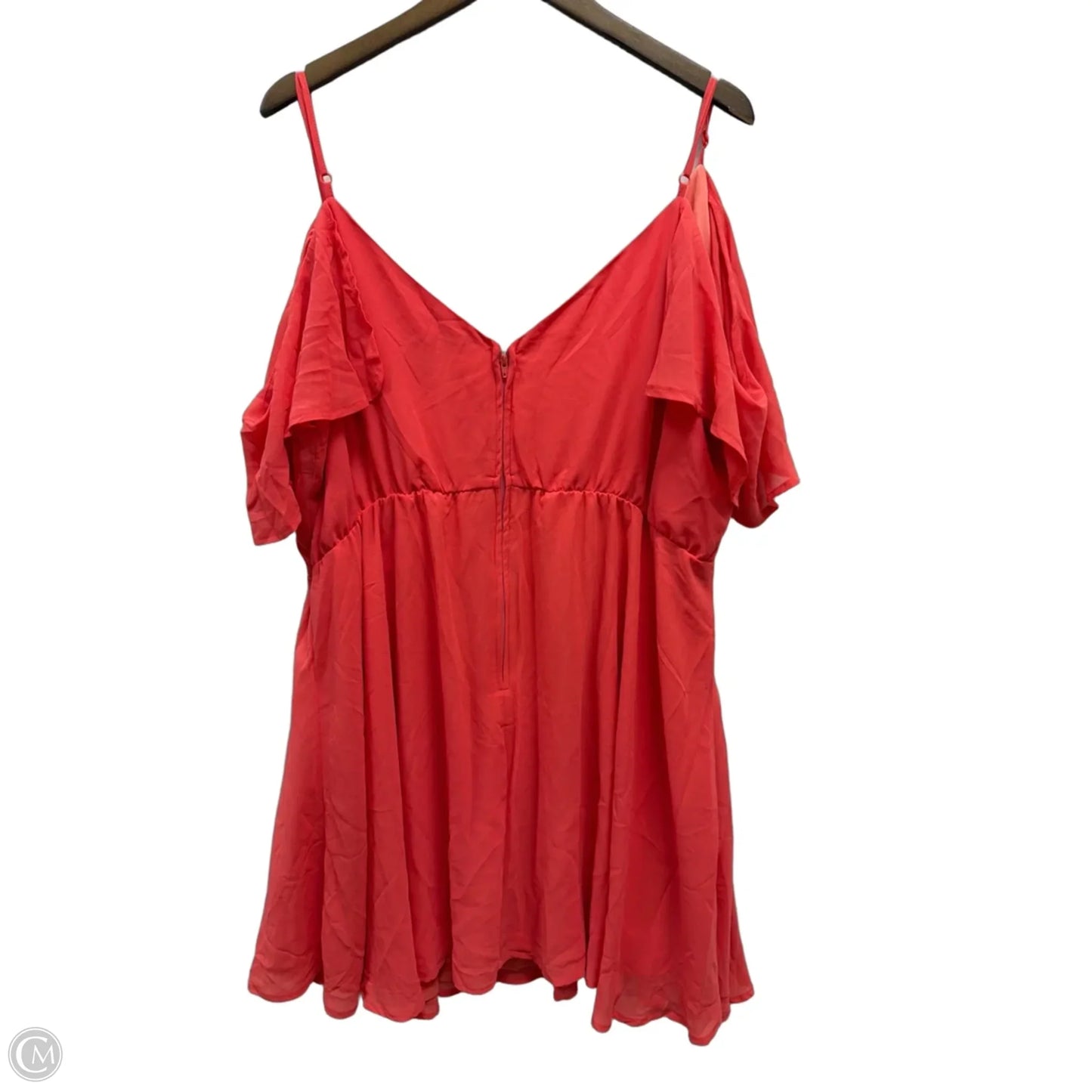 Dress Casual Short By Charlotte Russe In Pink, Size: 3x