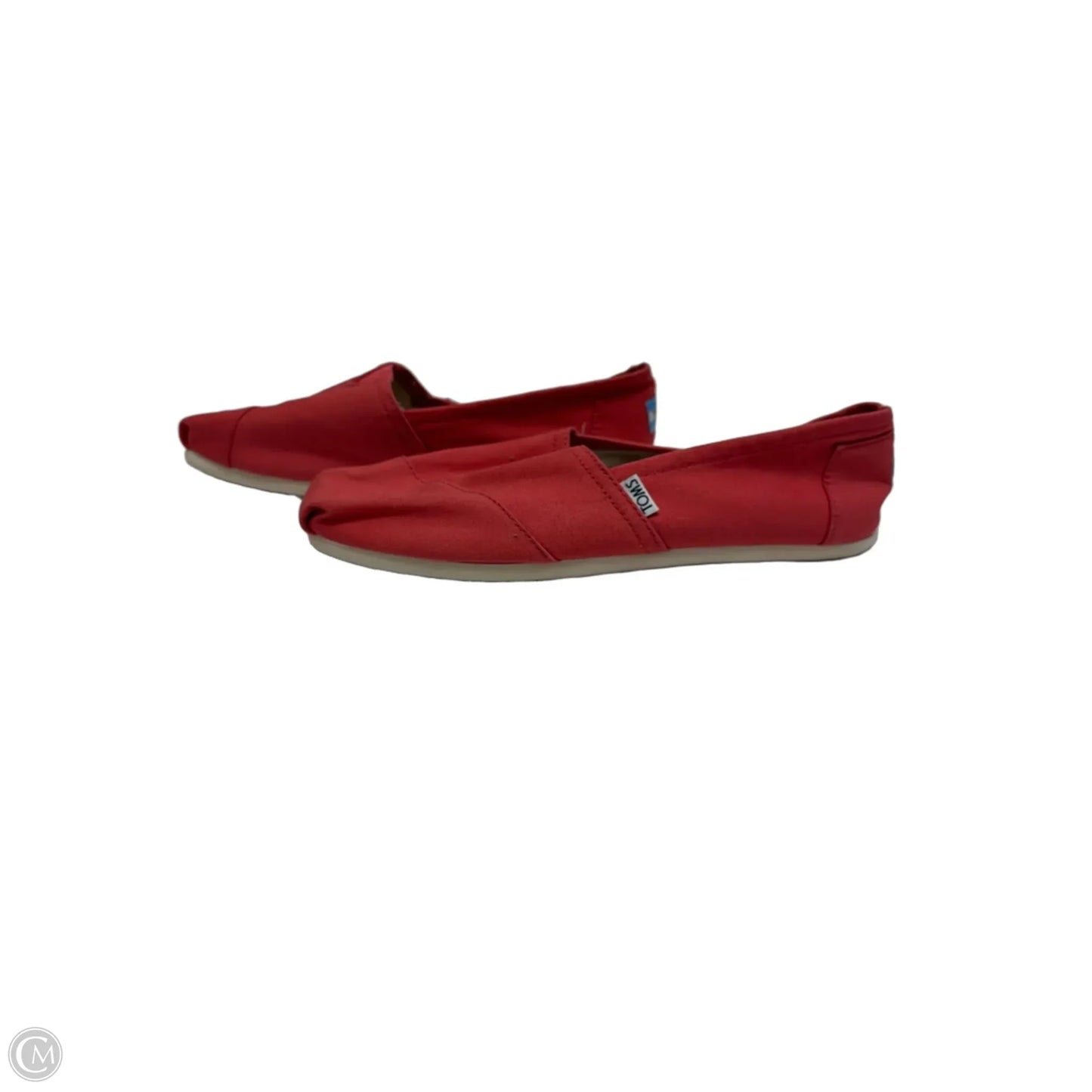 Shoes Flats By Toms In Orange, Size: 11