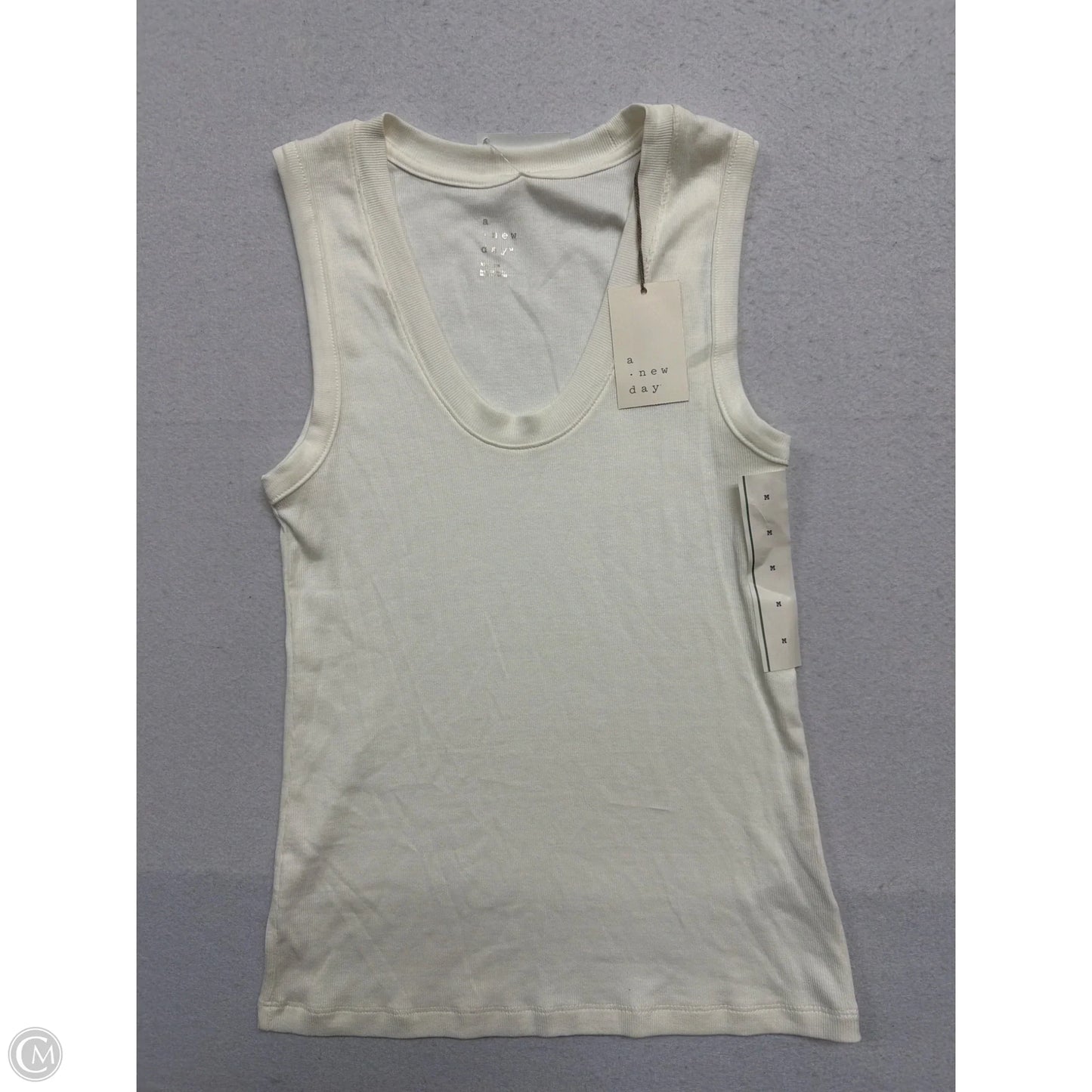 Tank Top By A New Day In Cream, Size: M