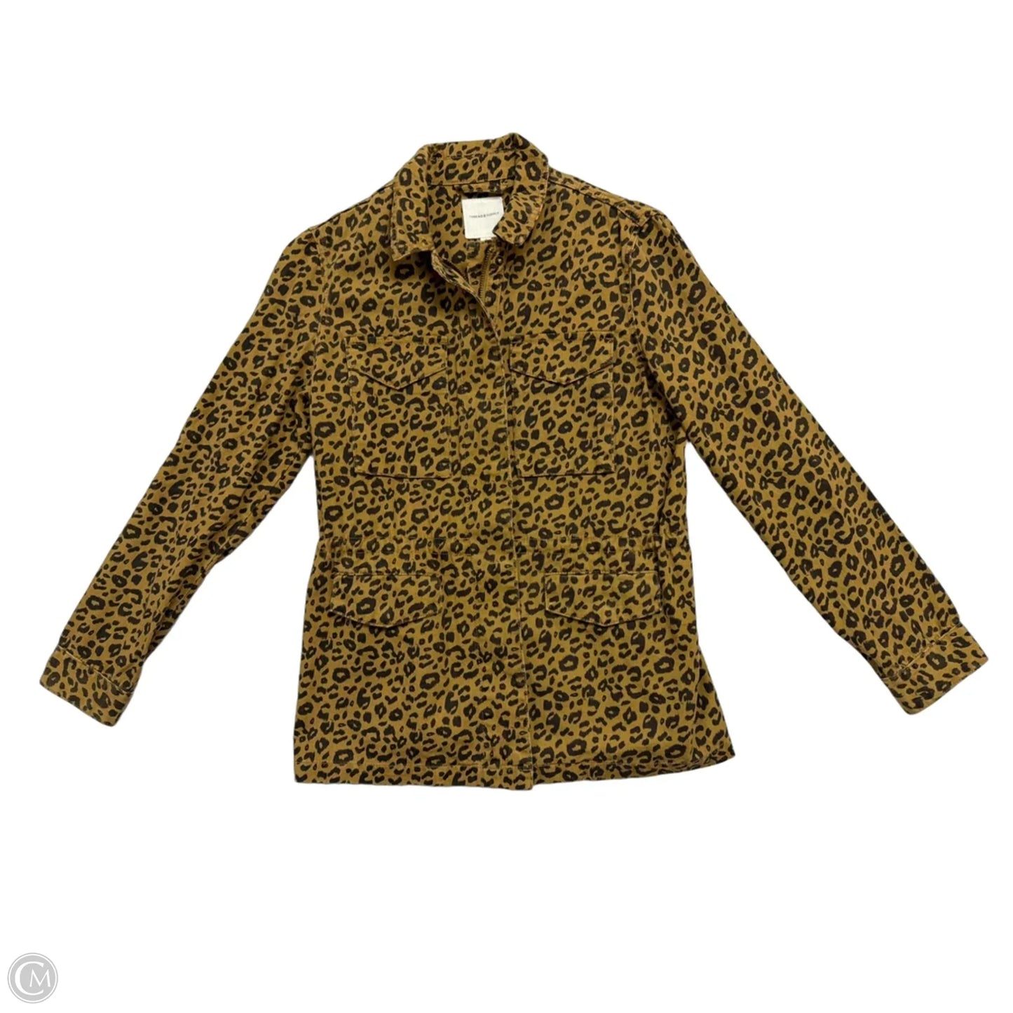 Jacket Utility By Thread And Supply In Animal Print, Size: S