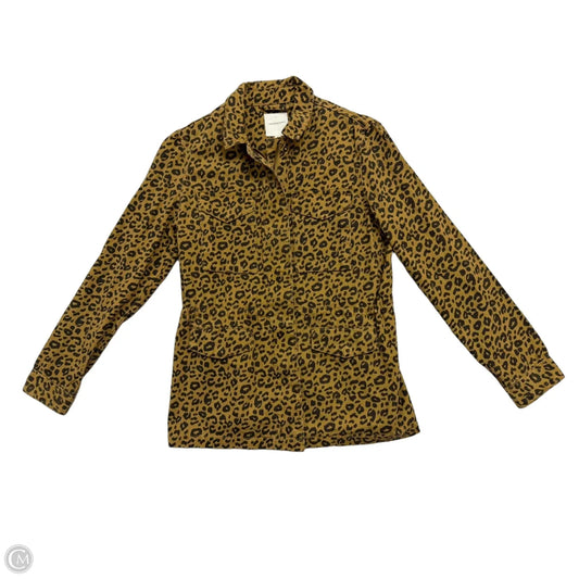 Jacket Utility By Thread And Supply In Animal Print, Size: S