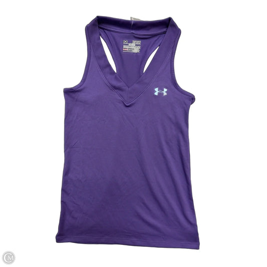 Athletic Tank Top By Under Armour In Purple, Size: Xs