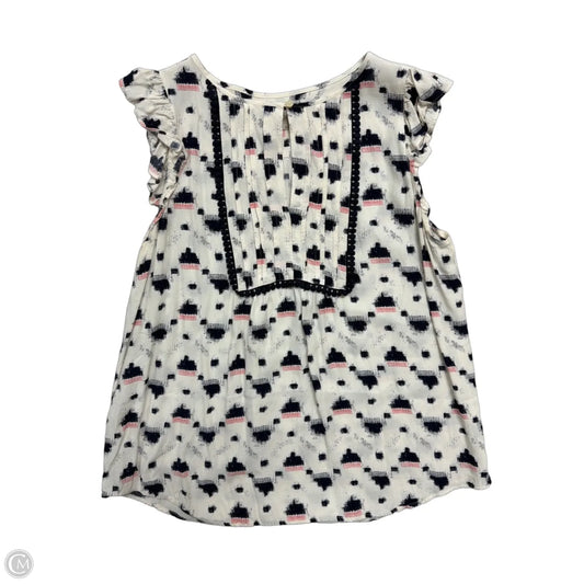 Top Sleeveless By Loft In Multi-colored, Size: L