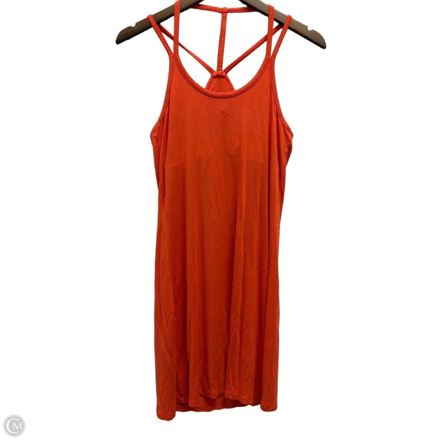 Dress Casual Midi By Saks Fifth Avenue In Orange, Size: S