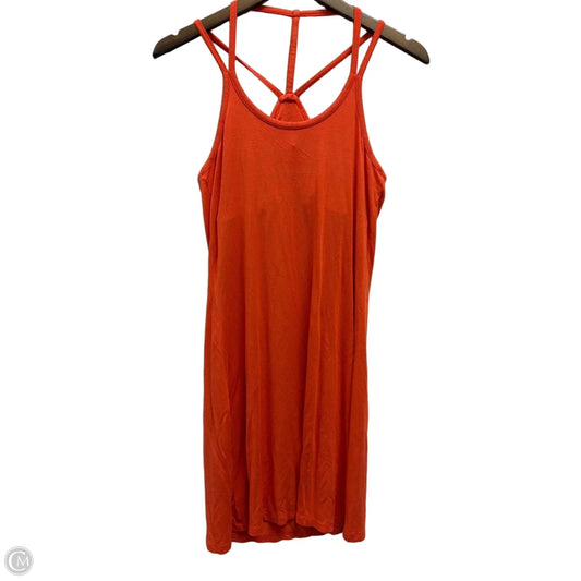 Dress Casual Midi By Saks Fifth Avenue In Orange, Size: S