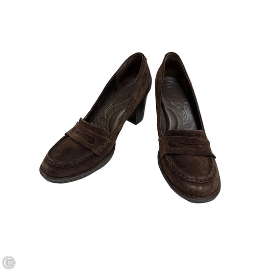 Shoes Heels Block By Born In Brown, Size: 11