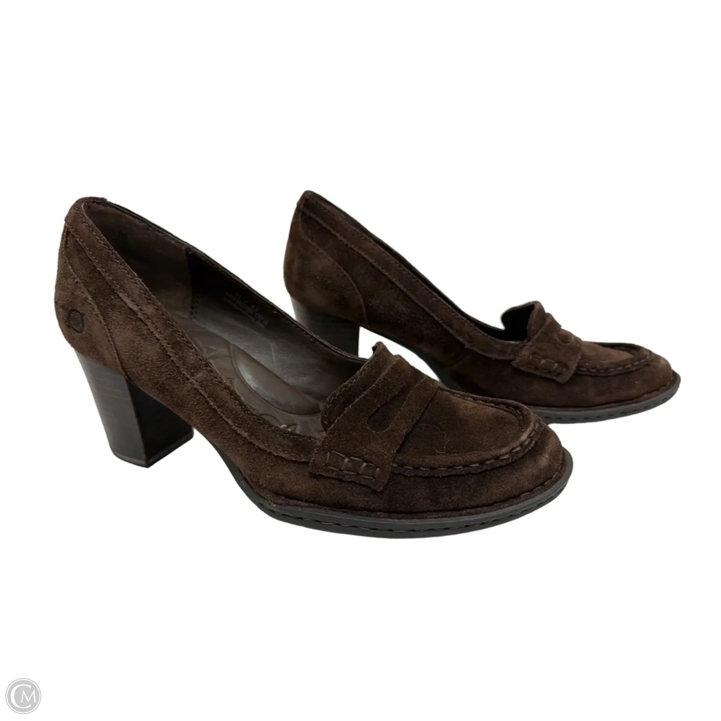 Shoes Heels Block By Born In Brown, Size: 11