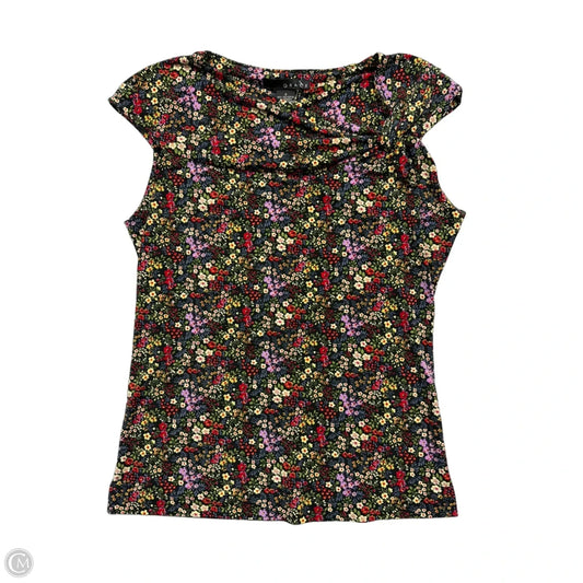 Top Sleeveless By Grace In Floral Print, Size: S