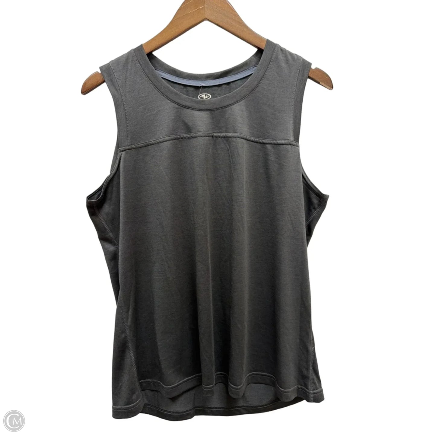 Athletic Tank Top By Athletic Works In Grey, Size: L