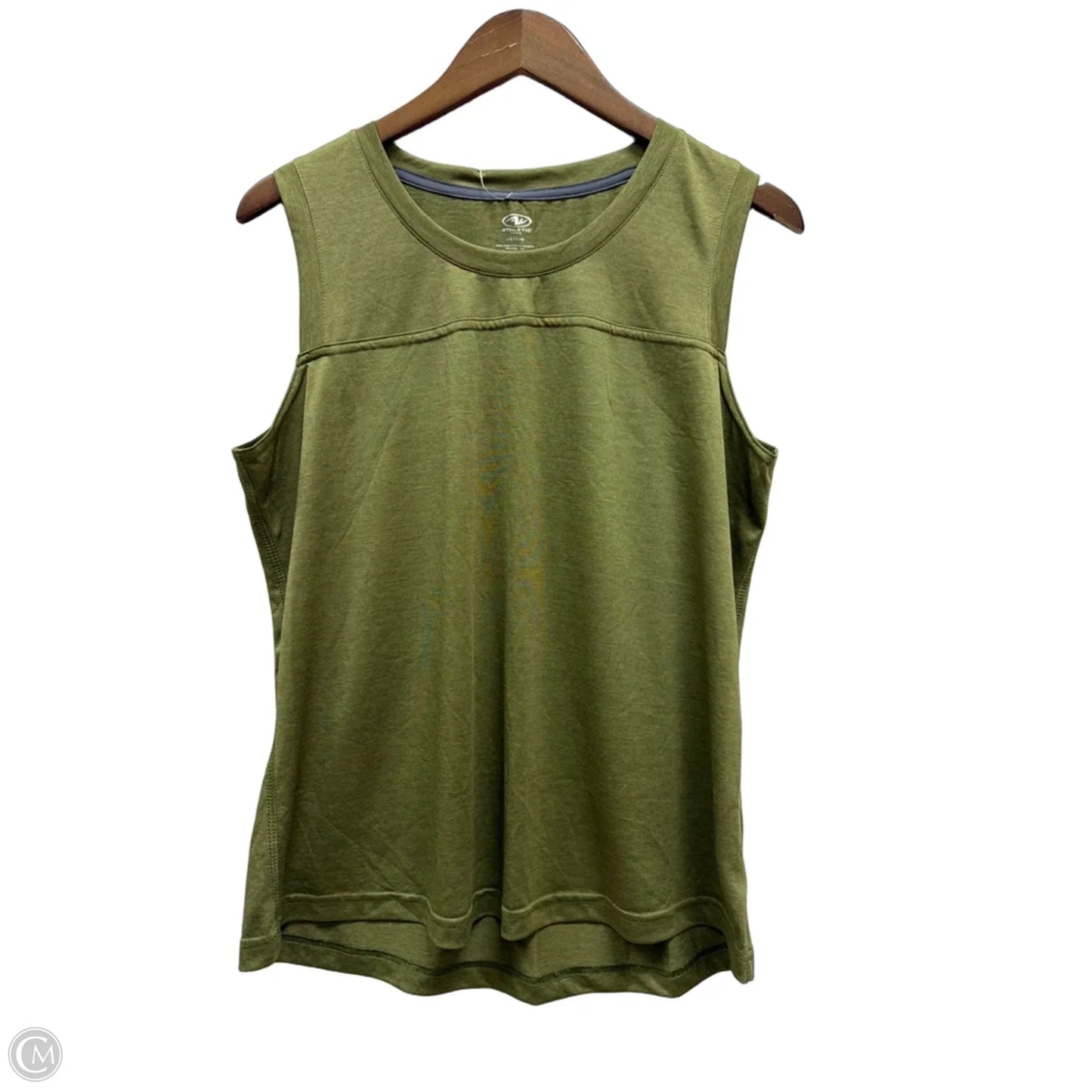 Athletic Tank Top By Athletic Works In Green, Size: L