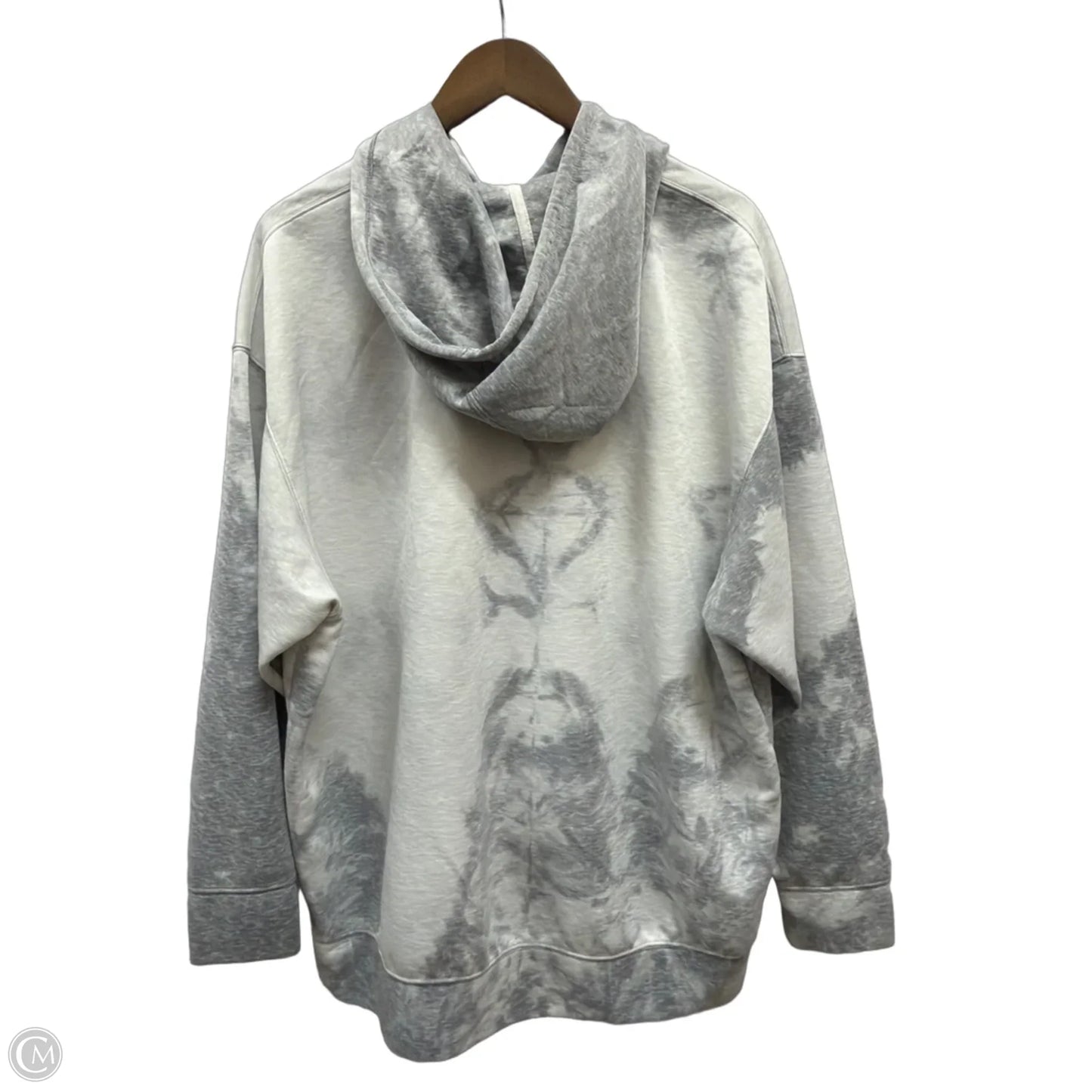 Athletic Sweatshirt Hoodie By Nike Apparel In Grey, Size: Xl